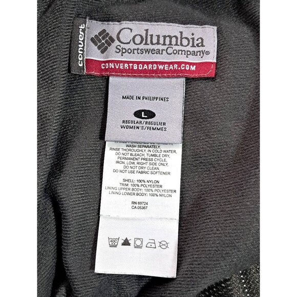 Columbia Convert Base TRX Womens Size L Nylon Ski Snow Pants - Picture 2 of 13